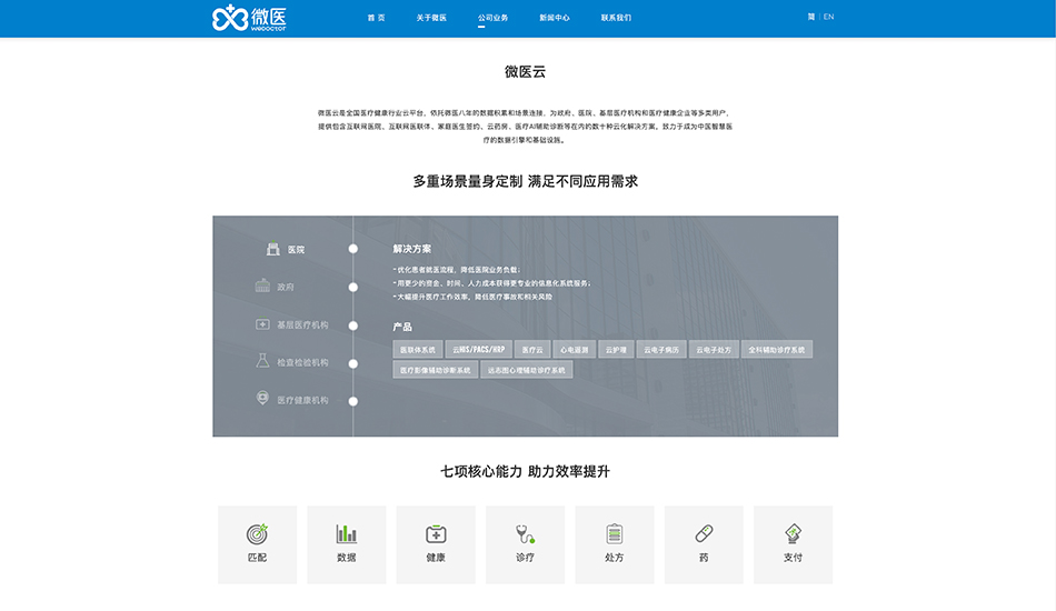 微医集团_杭州网站建设案例作品_予尚网络